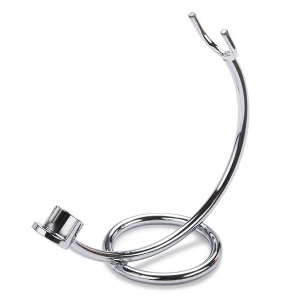 Pen and Razor Display Stand with Oval Base - Chrome